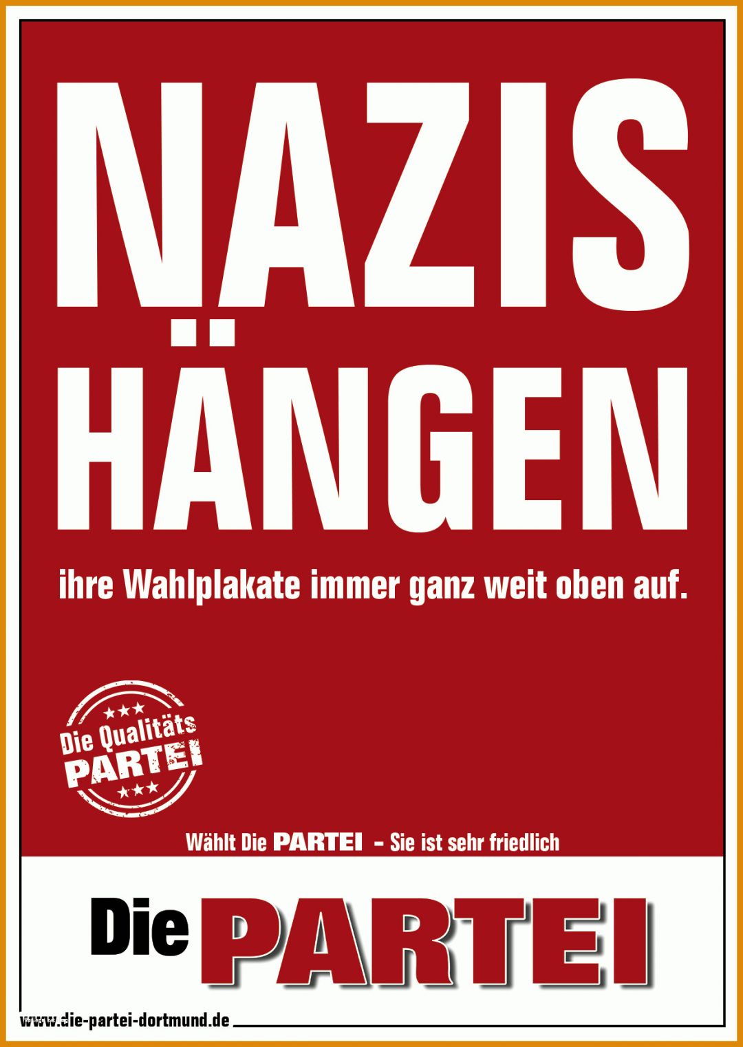 Wunderschönen Die Partei Plakat Vorlage 1240x1748