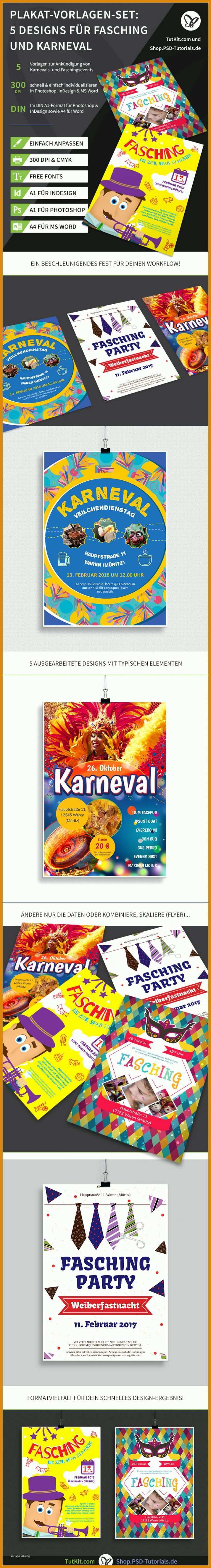 Fasching Flyer Vorlagen Kostenlos Flyer Vorlagen Fuer Karneval Und Fasching 322