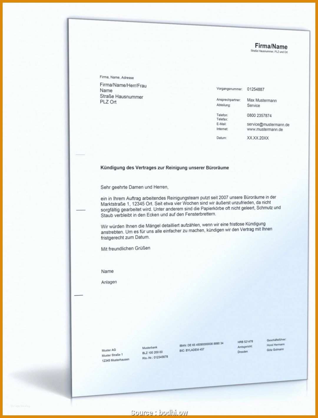Singular Fitnessstudio Kündigung Umzug Vorlage 1200x1575