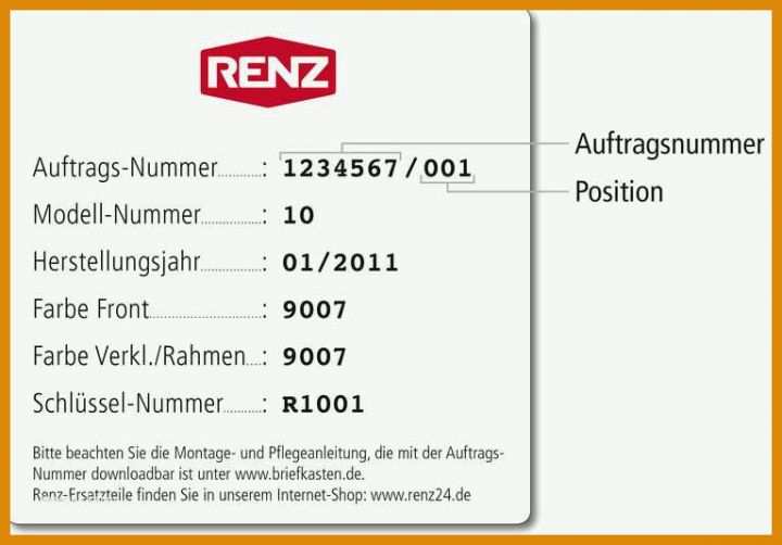 Exklusiv Namensschild Briefkasten Vorlage 767x535