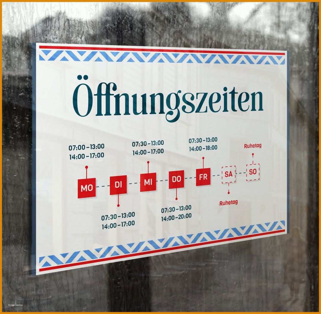 Exklusiv öffnungszeiten Schild Vorlage 1612x1578