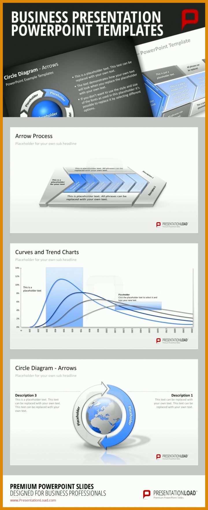 Schockieren Powerpoint Vorlagen Business 736x1804