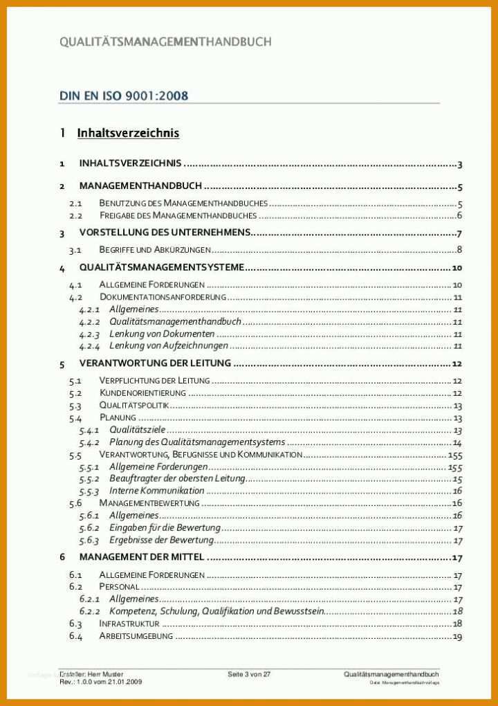 Ideal Qm Handbuch Vorlage Kostenlos 728x1031