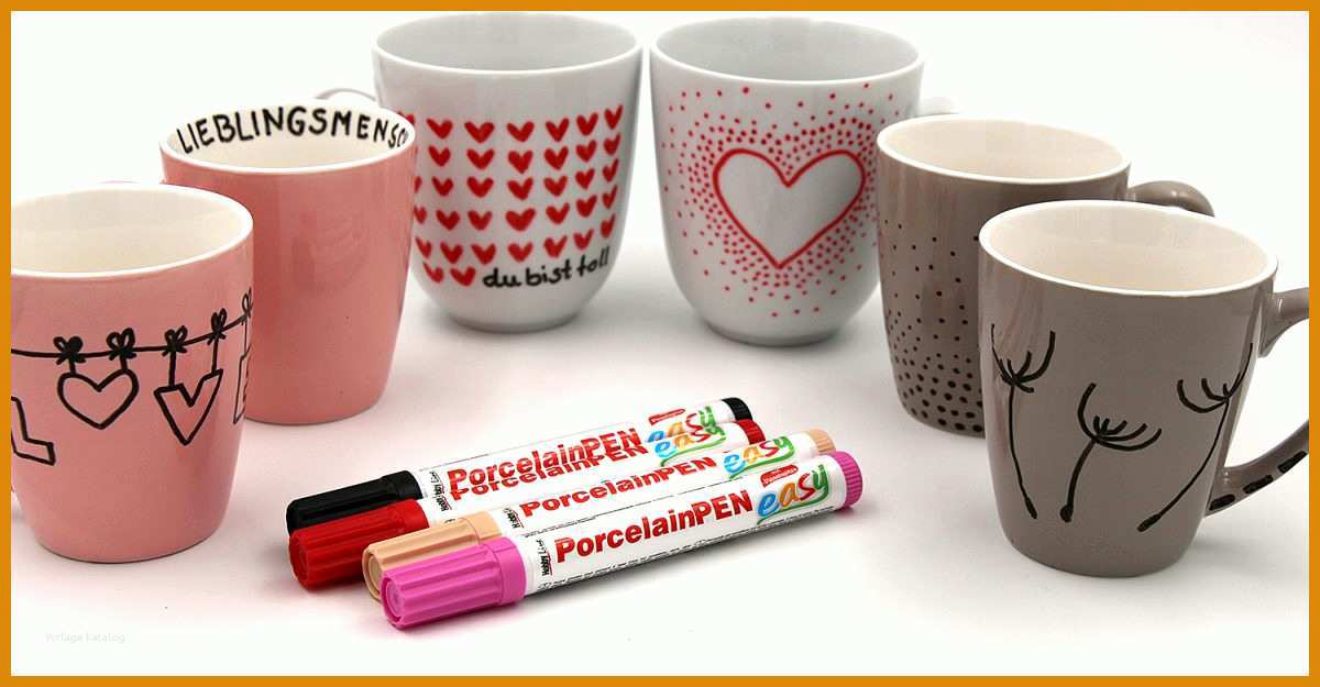 Fantastisch Tassen Bemalen Kreative Ideen Und Vorlagen Für Das 458455