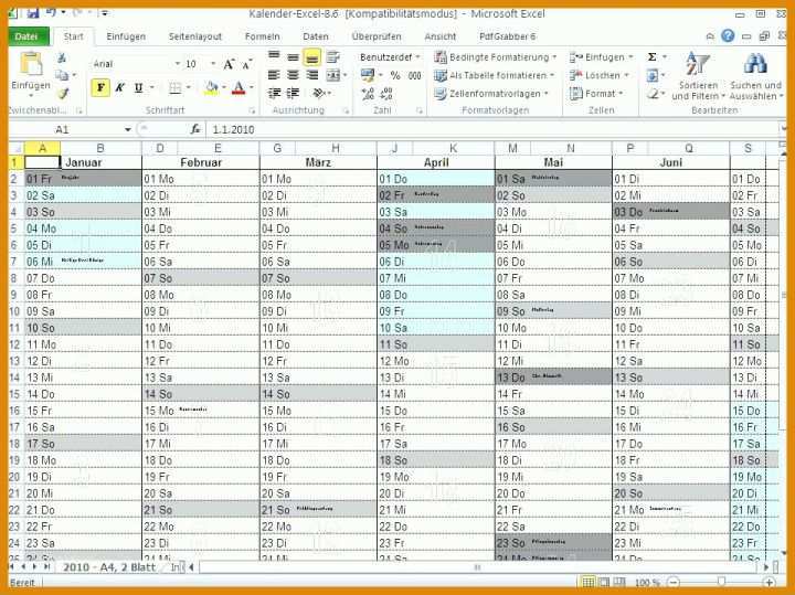 Spezialisiert Terminplaner Excel Vorlage Freeware 960x719