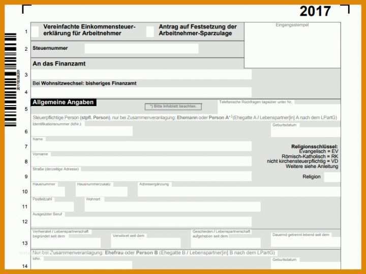 Atemberaubend Vorlage Steuererklärung 2017 778x584