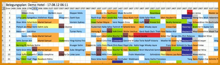 Unglaublich Belegungsplan Vorlage 1152x339