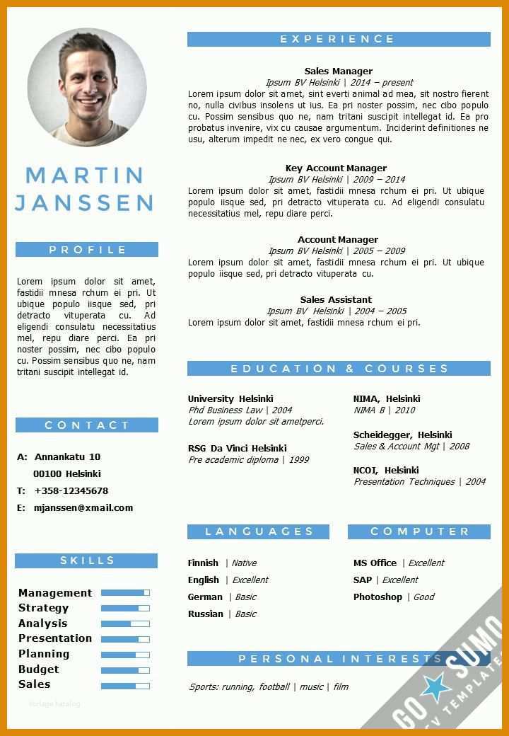 Fantastisch Cv Vorlage Word 720x1040