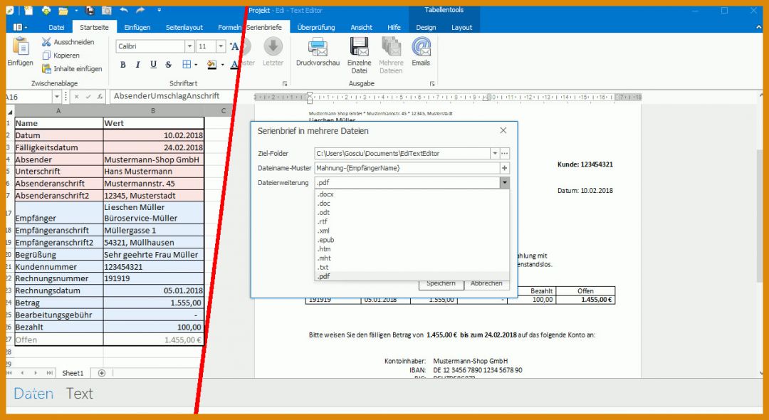 Ausnahmsweise Edi Texteditor Vorlagen 1262x690