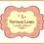 Einzahl Etikett Vorlage Vintage 800x696