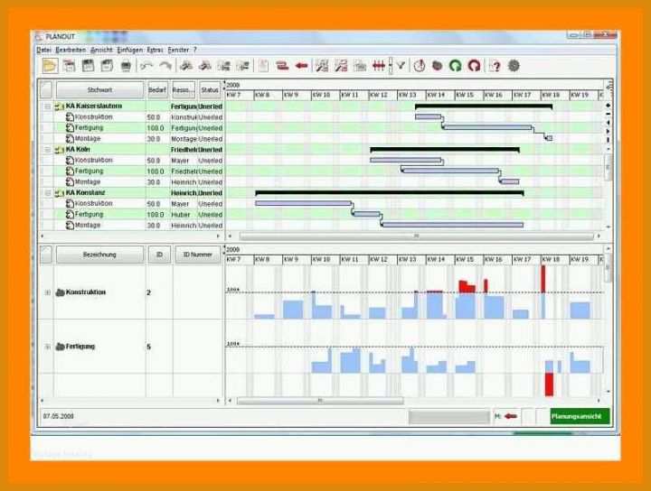 Erschwinglich Excel Vorlage Ressourcenplanung 800x604