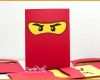 Neue Version Ninjago Einladungskarten Vorlage 1600x1067