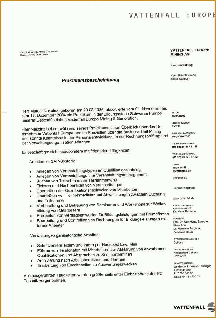 Fabelhaft Praktikumsbescheinigung Pdf Vorlage 2344x3450