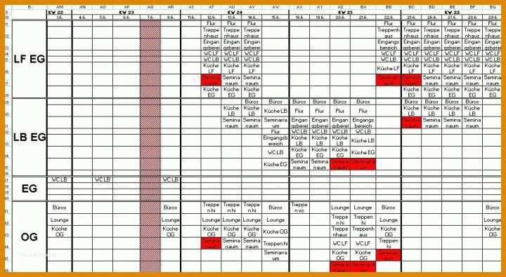 Reinigungsplan Vorlage Excel Reinigungsplan Vorlage