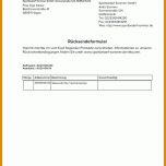 Bemerkenswert Retourenschein Vorlage 735x1034