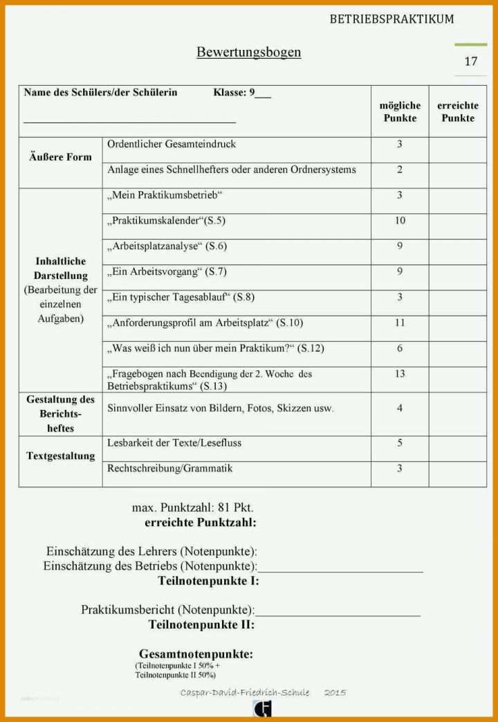 Auffällig Tagesbericht Praktikum Kfz Mechatroniker Vorlage 960x1390