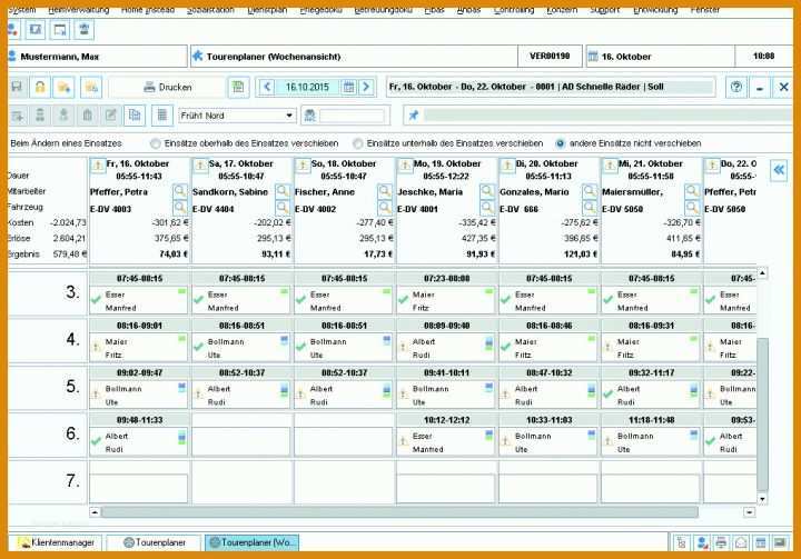 Wunderschönen Tourenplanung Excel Vorlage 1017x711