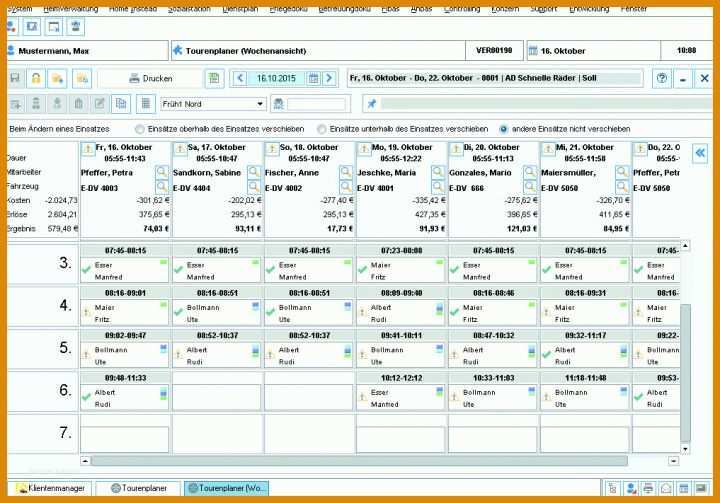 Wunderschönen Tourenplanung Excel Vorlage 1017x711