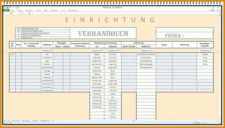 Ausnahmsweise Verbandbuch Vorlage 1500x854