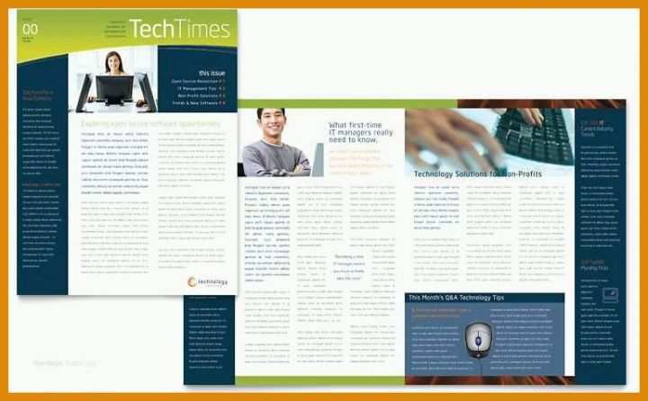 Überraschend Word Vorlage Newsletter 770x477