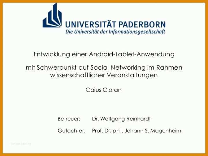 Außergewöhnlich Bachelorarbeit Powerpoint Vorlage 768x576