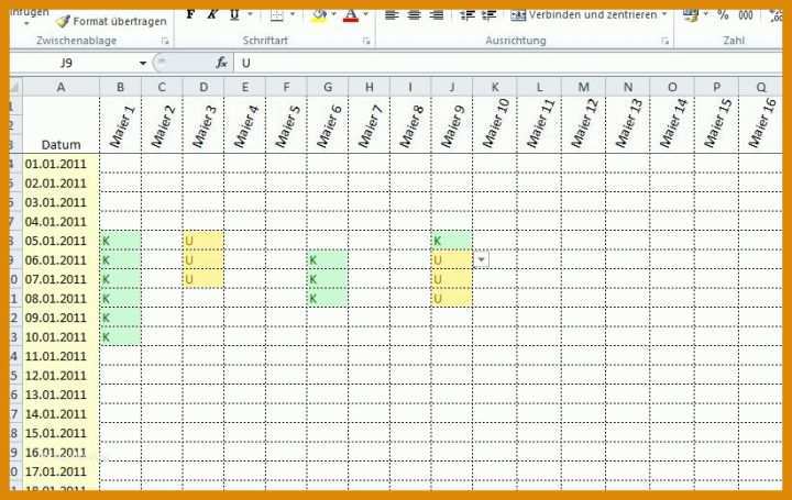 Erschwinglich Excel Personalplanung Vorlage 822x520