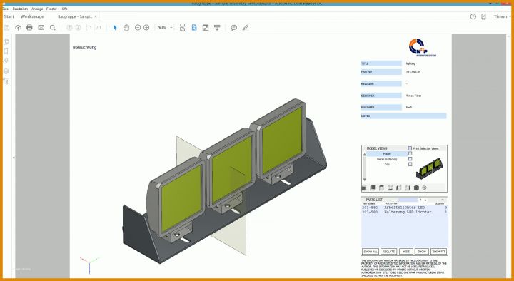 Singular Inventor 3d Pdf Vorlage Erstellen 1920x1050