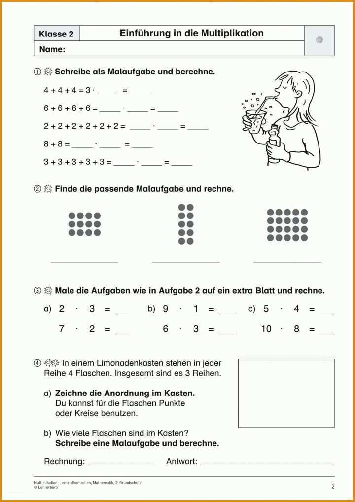 Fabelhaft Mathe Vorlagen 2 Klasse 1697x2400