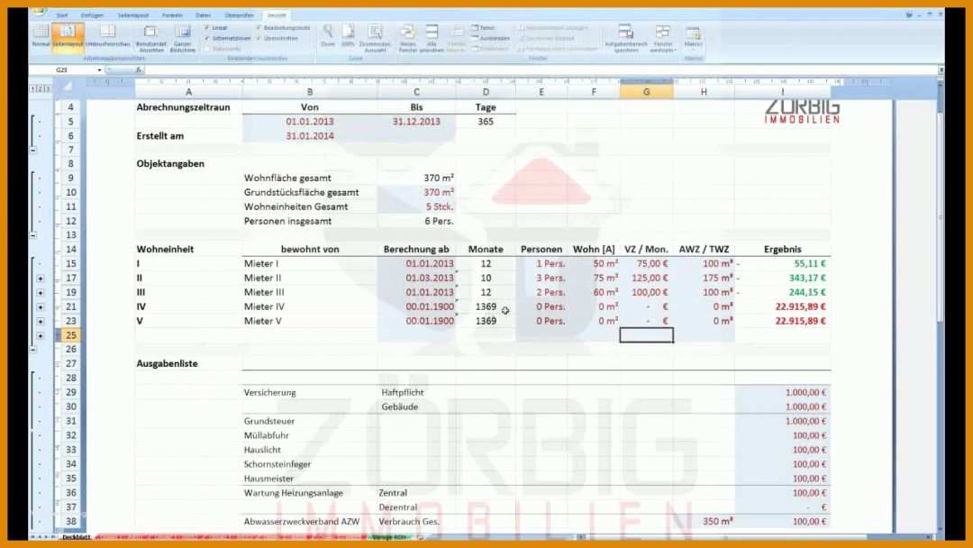 Perfekt Nebenkostenabrechnung Erstellen Vorlage Kostenlos 1280x720