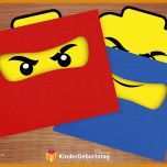 Erschwinglich Ninjago Einladungskarten Vorlage 800x600