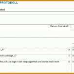 Allerbeste Protokoll Vorlage Excel 1162x652