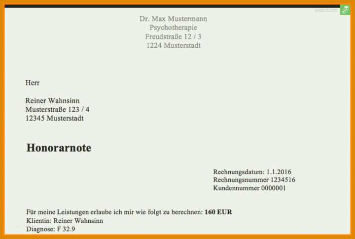 Faszinieren Vorlage Rechnung Freiberufler 1232x832
