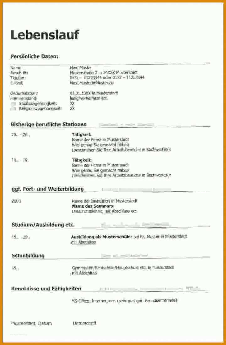 Bestbewertet Lebenslauf Vorlage Mfa 950x1452