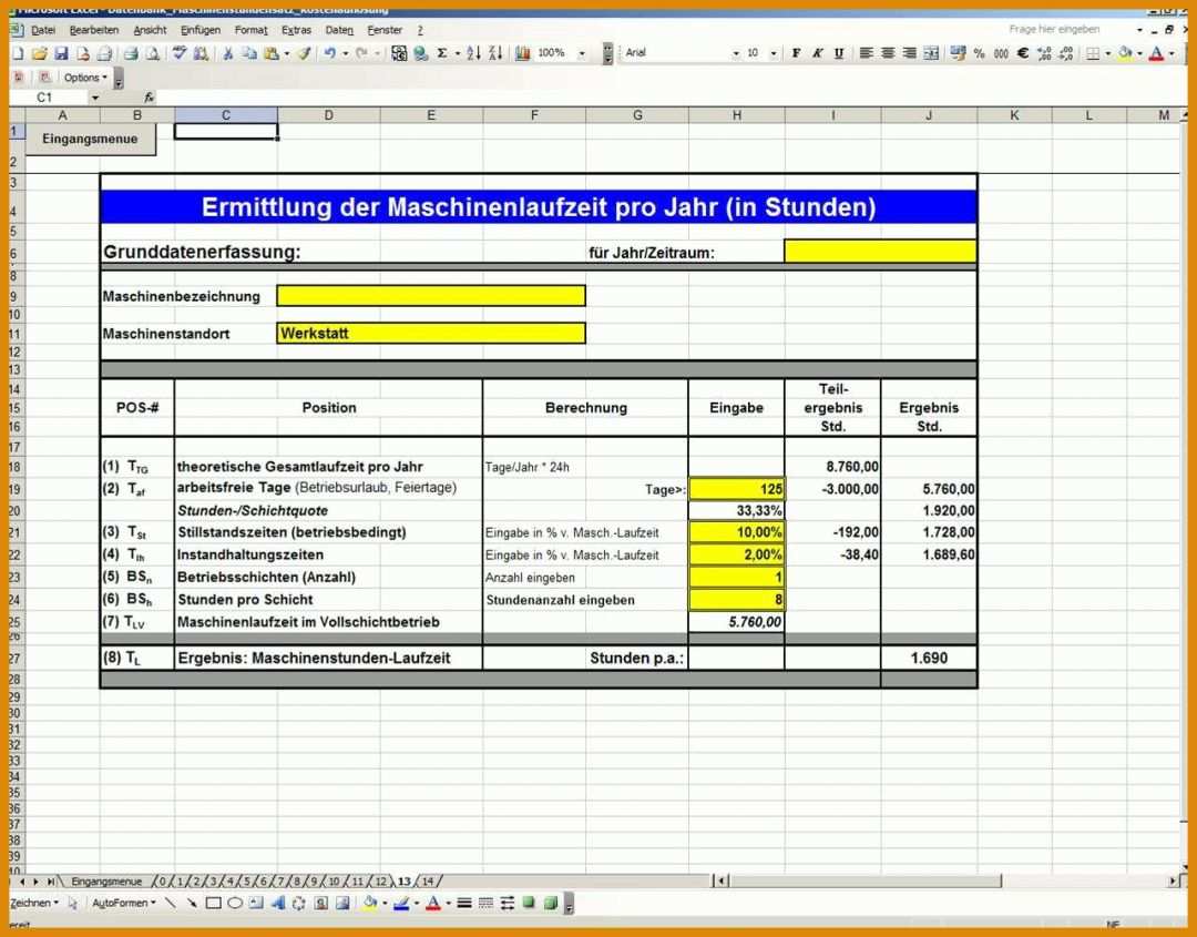 Einzahl Nebenkostenabrechnung Vorlage Excel 1280x1001