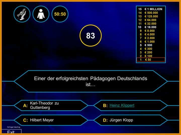 Angepasst Powerpoint Quiz Vorlage 1024x766