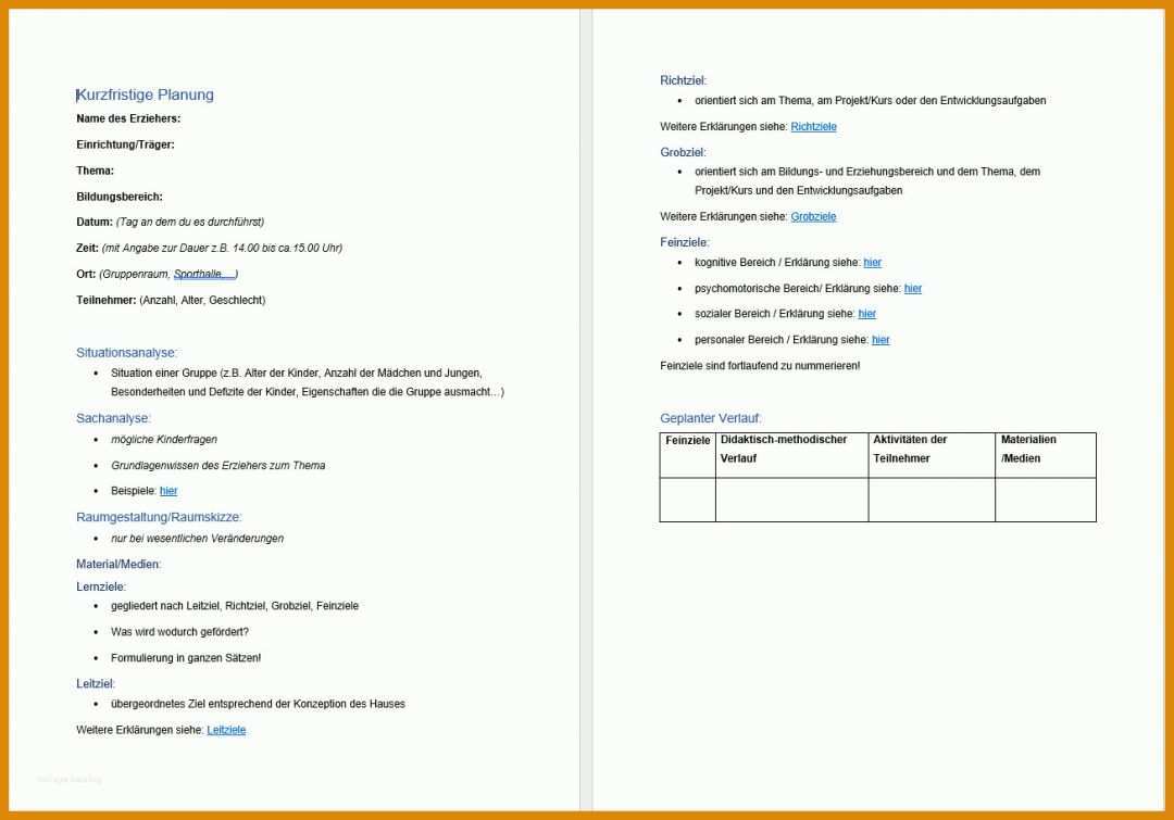 Unvergesslich Situationsanalyse Kindergarten Vorlage 1305x912