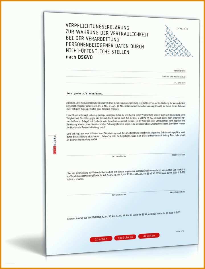 Ungewöhnlich Verschwiegenheitserklärung Steuerberater Vorlage 1600x2100