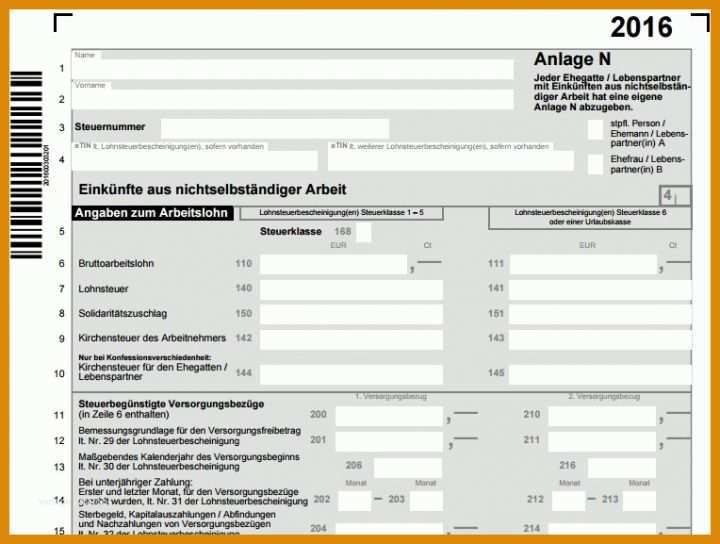 Ausnahmsweise Vorlage Steuererklärung 2016 764x577