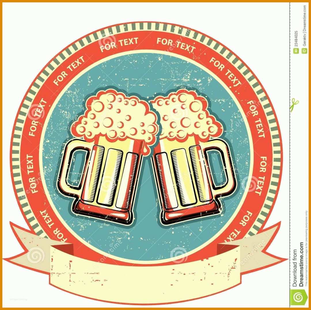 Neue Version Bier Etikett Vorlage Photoshop Kostenlos Für Sie