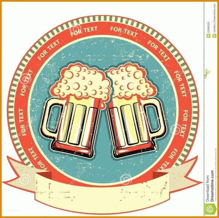 Unvergleichlich Bier Etikett Vorlage Photoshop 1303x1300