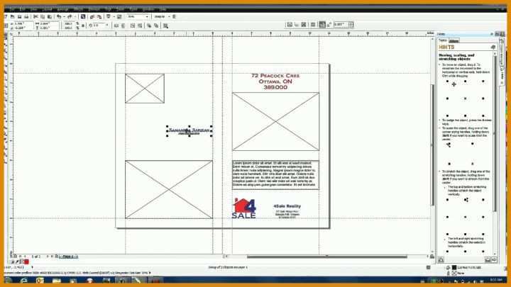 Fantastisch Corel Draw Broschüre Vorlage 1280x720