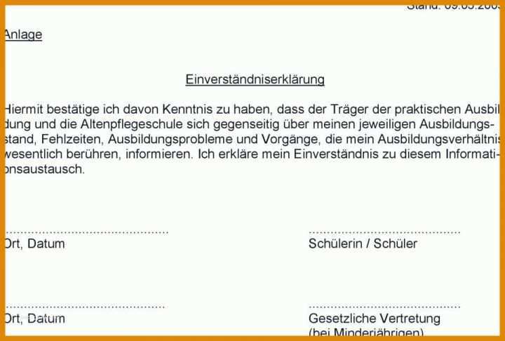 Erschwinglich Einwilligungserklärung Vorlage 960x648