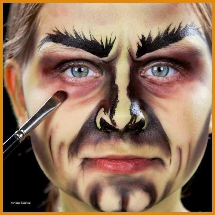 Faszinierend Hexengesicht Schminken Vorlage 800x800