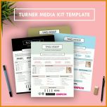 Sensationell Media Kit Vorlage 1000x1000