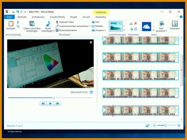 Einzigartig Movie Maker Vorlagen 990x743