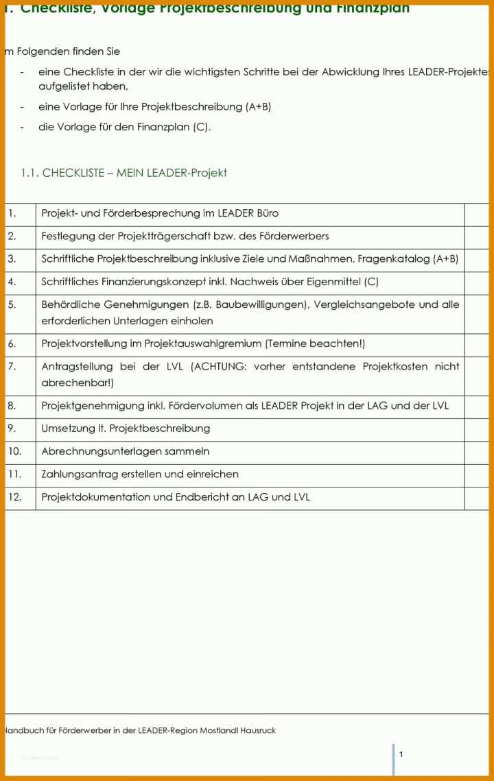 Erschwinglich Projektbeschreibung Vorlage 960x1519