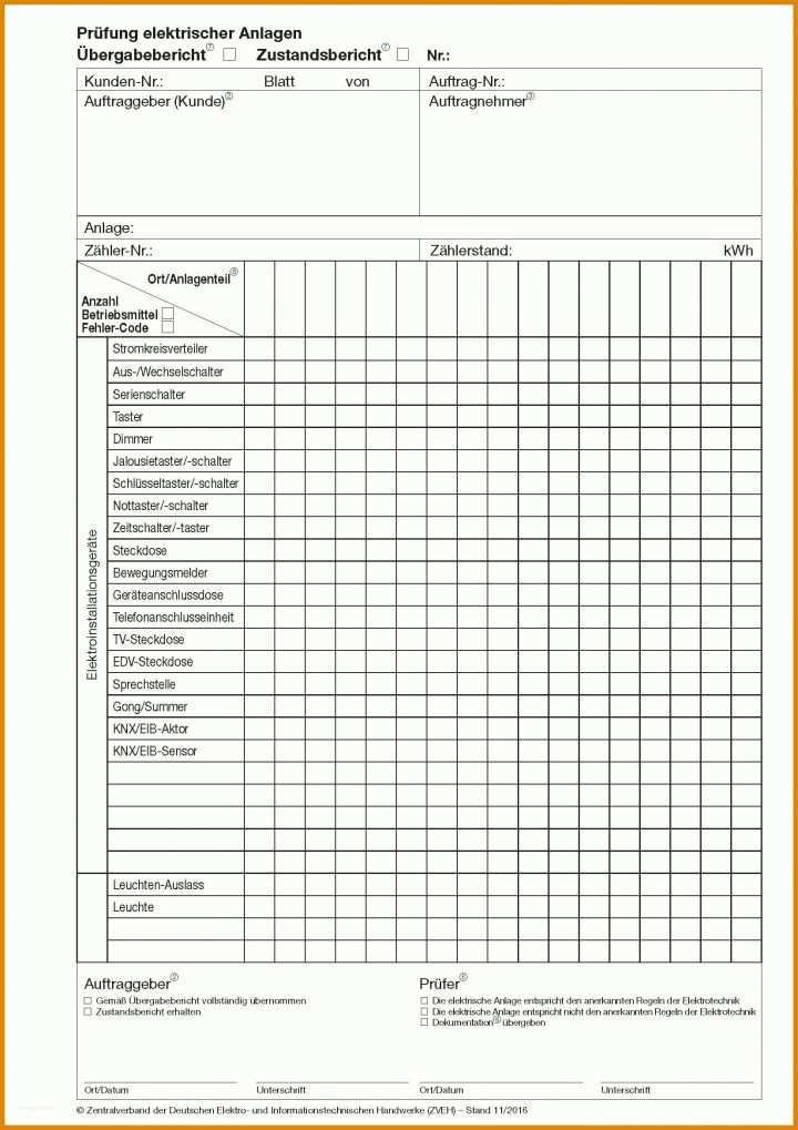 Unglaublich Prüfprotokoll Vde 0701 Vorlage 1653x2339