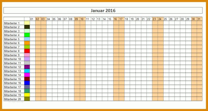 Einzigartig Urlaubsplaner Excel Vorlage 1016x542