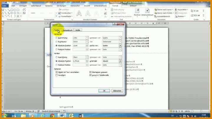 Hervorragen Vorlage In Word Erstellen 1280x720