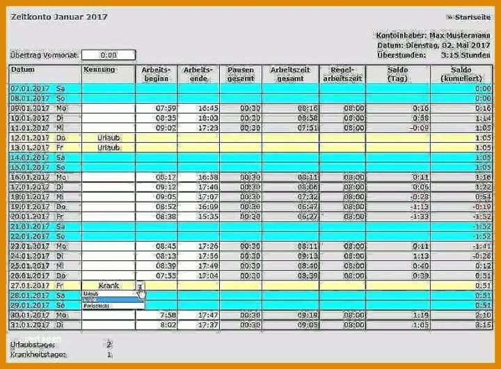 Wunderbar Arbeitszeitnachweis Vorlage Kostenlos 818x602